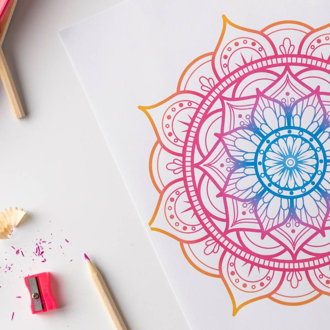 mandalas para colorir - o melhor momento