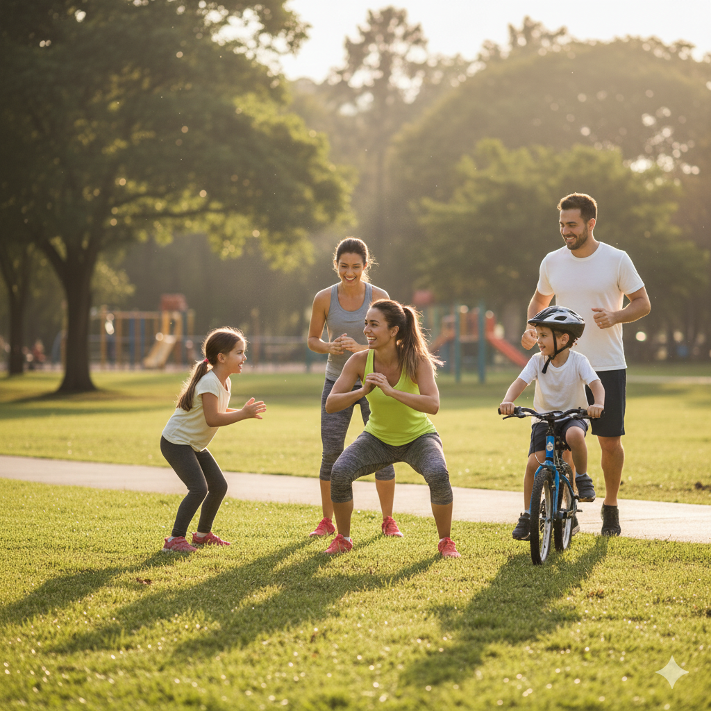 Mexa-se Juntos Como Incluir as Crianças e a Família Toda na Sua Nova Rotina de Atividade Física